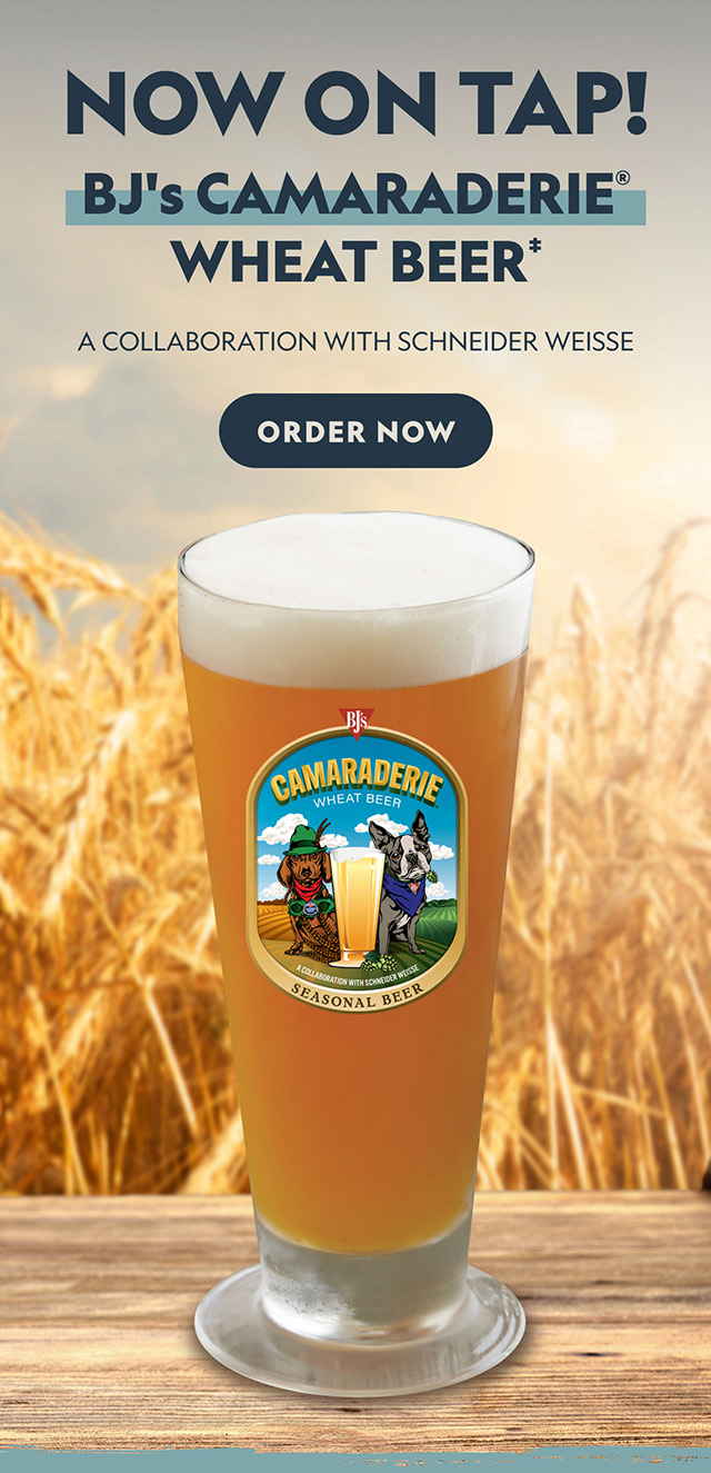 BJ's Camaraderie - NOW ON TAP! - BJ's Restaurant & Brewhouse